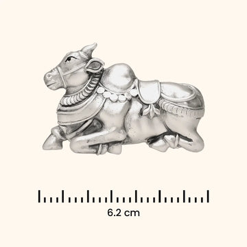 Nandi Maharaj - Antique Silver Idol